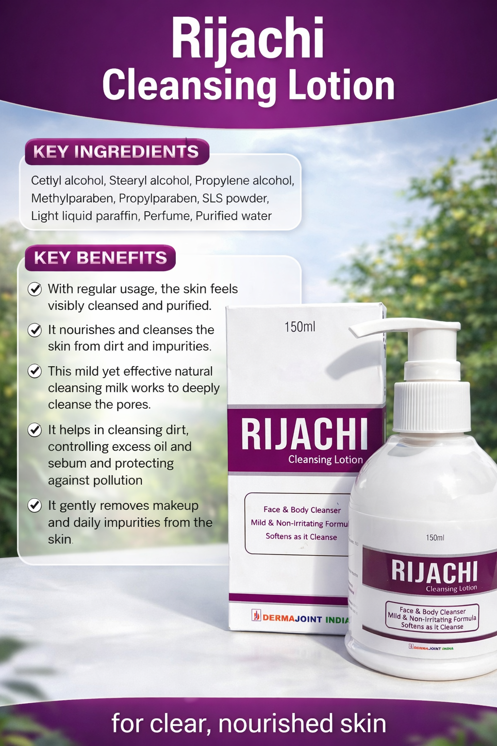 rijachi cleansing lotion
